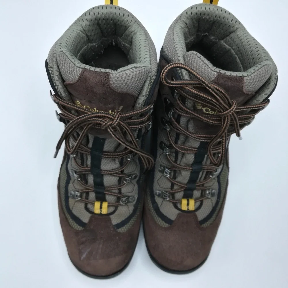 Columbia Shoes Mens Boots Bonanza Peak Hiking Brown Suede Waterproof Leather 10